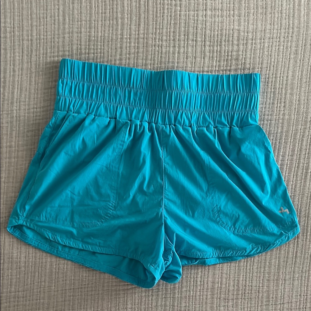 Women's Teal Athletic Shorts